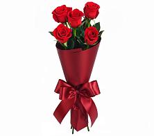 Букет 5 Красных роз Эдлесс Лав в Братках