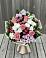 Букет цветов из: Альстромерии, Гвоздики, Розы и Хризантемы в Братках