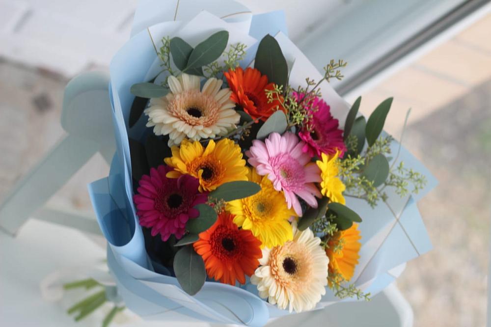 Букет цветов из: Герберы в Братках