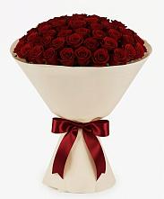 Букет 101 Бордовая роза Блэк Бакарра в Братках