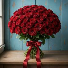 Букет Красные розы Блэк Меджик в Братках