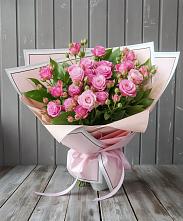 Букет Розовый кустик #REPLACE_PRED# Братках