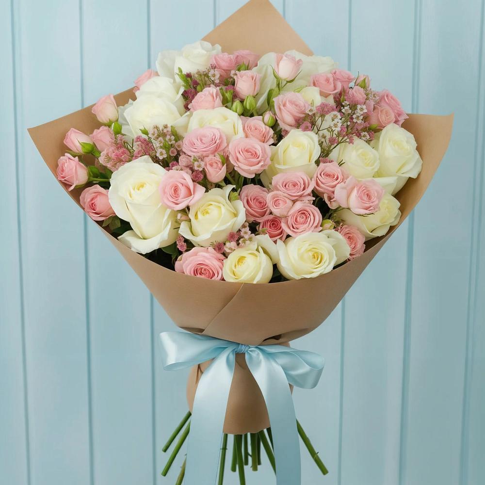 Букет цветов из: Розы в Братках