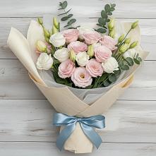 Букет цветов из:  Лизиантусы в Братках