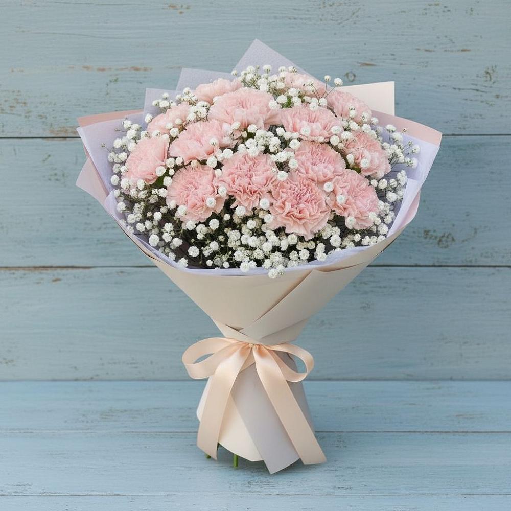 Букет цветов из: Гвоздики в Братках