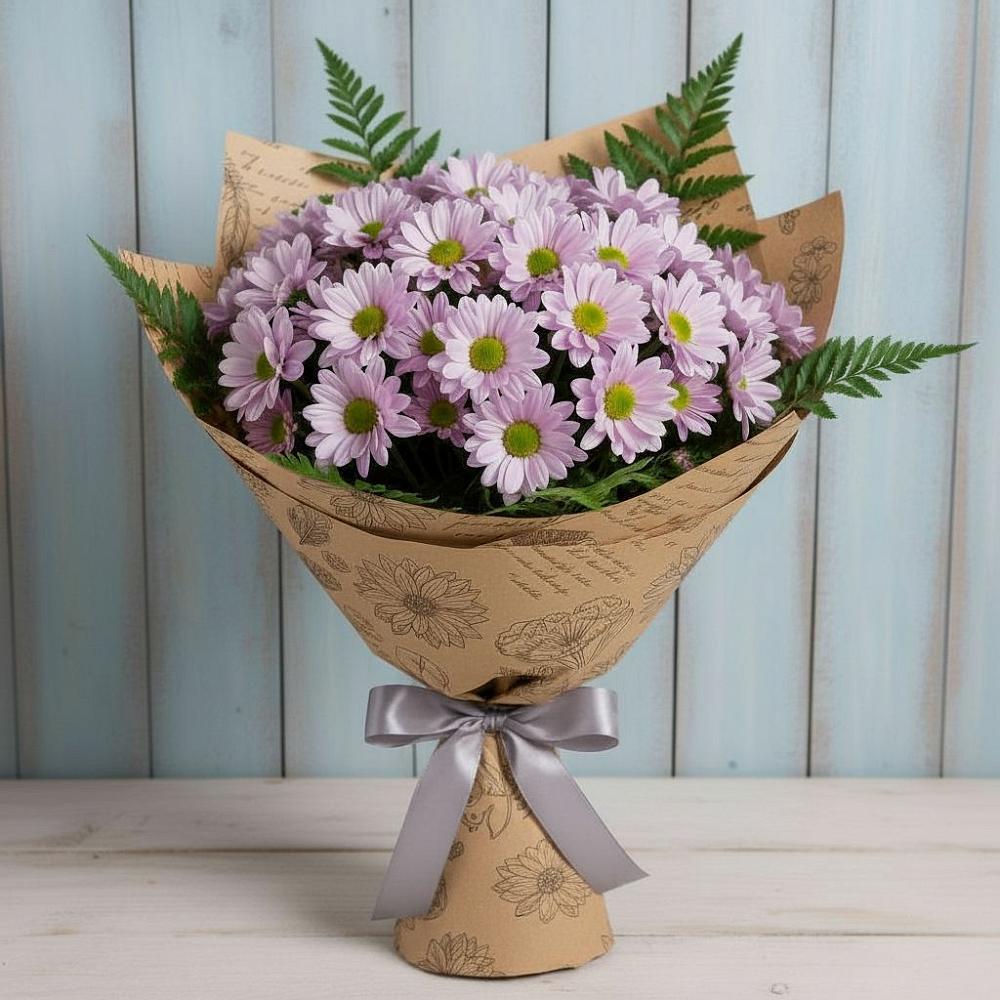 Букет цветов из: Хризантемы в Братках