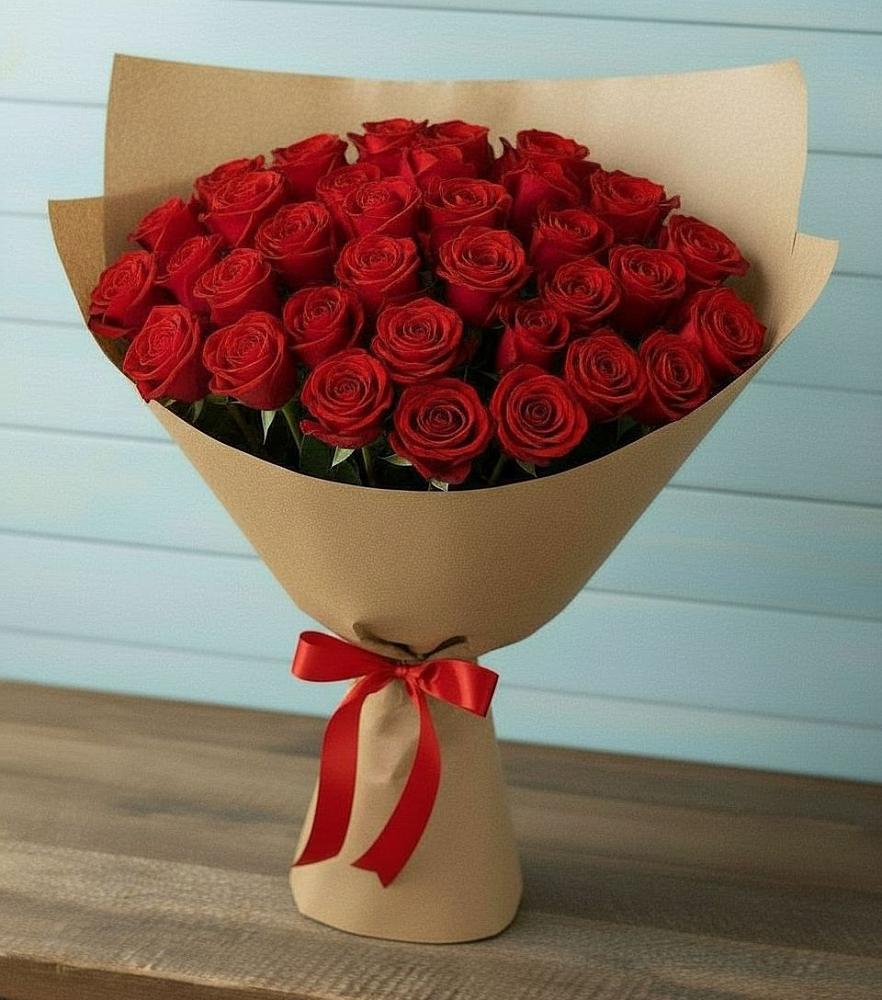Букет Красные розы Милано в Братках