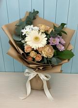 Букет цветов из:  Герберы и Хризантемы в Братках