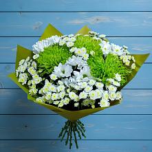 Букет цветов из:  Хризантемы #REPLACE_PRED# Братках