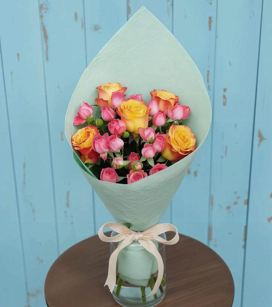 Букет цветов из: Розы в Братках