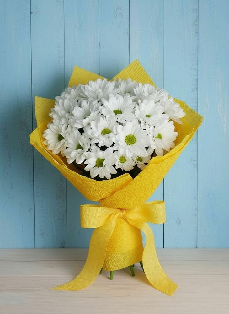 Букет цветов из: Хризантемы в Братках