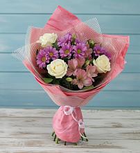 Букет цветов из:  Герберы #REPLACE_PRED# Братках