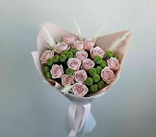 Букет цветов из:  Розы и Хризантемы #REPLACE_PRED# Братках