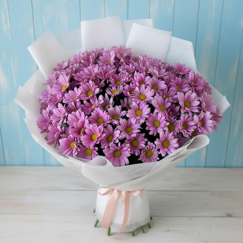 Букет цветов из: Хризантемы в Братках