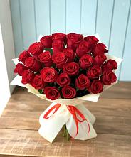 Букет 29 Красных роз в Братках