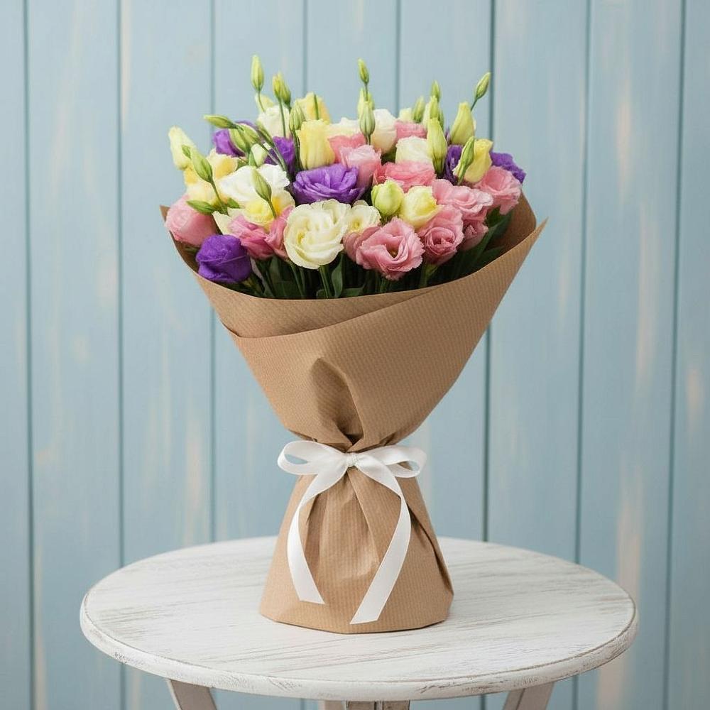 Букет цветов из: Лизиантусы в Братках