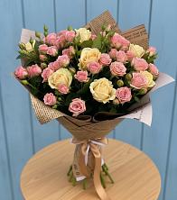 Букет цветов из:  Розы в Братках
