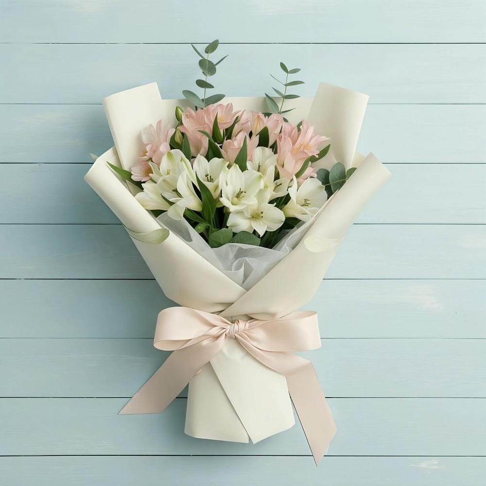 Букет цветов из: Альстромерии в Братках