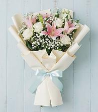 Букет цветов из:  Лилии в Братках