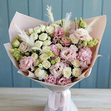 Букет цветов из:  Альстромерии и Розы в Братках
