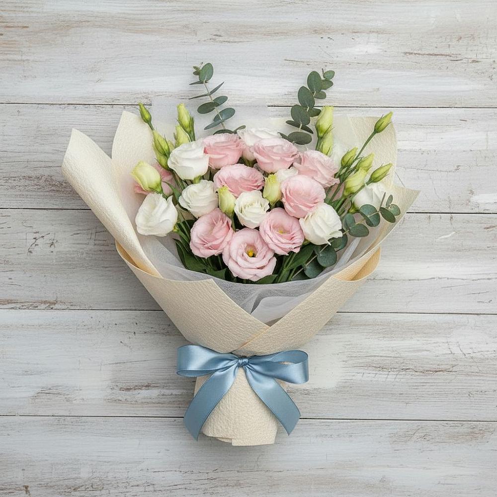 Букет цветов из: Лизиантусы в Братках