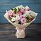 Букет цветов из: Хризантемы, Альстромерии и Розы в Братках